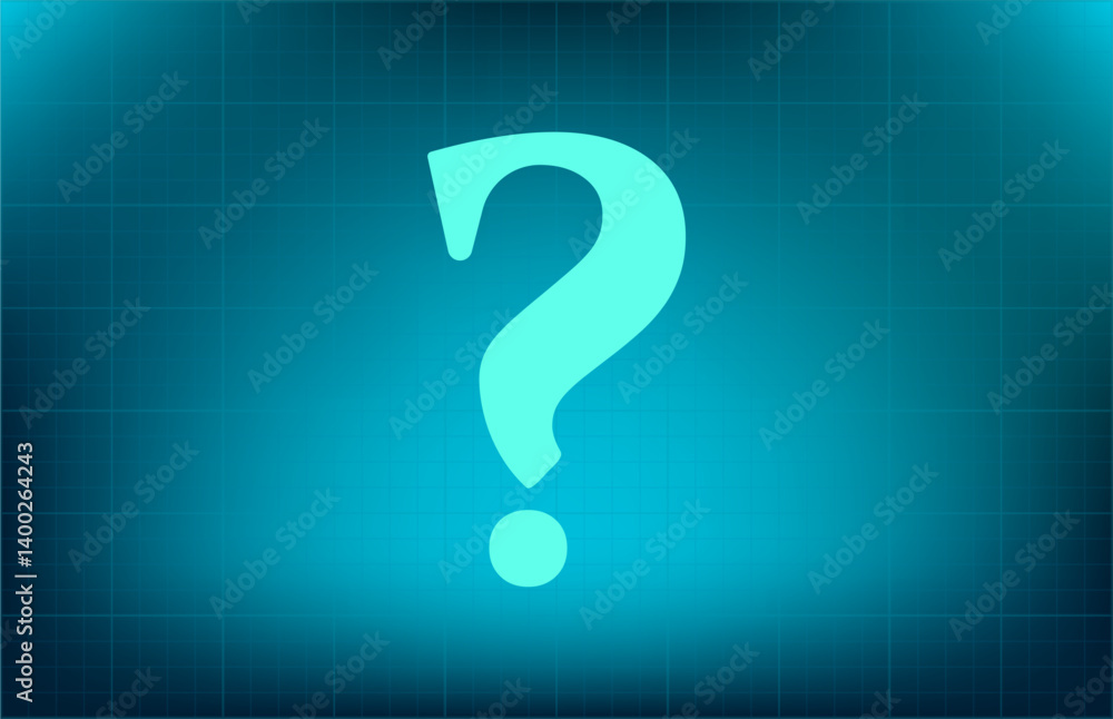 Poster vector icon on blue background with gradient