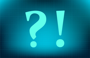 vector icon on blue background with gradient