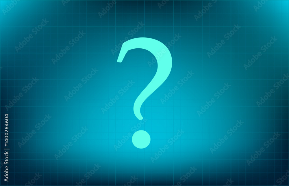 Poster vector icon on blue background with gradient