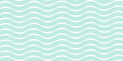 Wavy stripes seamless background. Thin hand drawn uneven waves vector pattern. Striped abstract template. Cute wavy streaks texture.