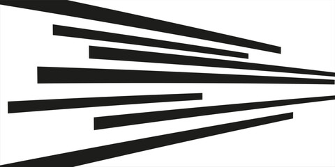 Comic book speed lines isolated on white background stripe effect style for manga speed frame, superhero action, explosion background. Motion line effect, pop