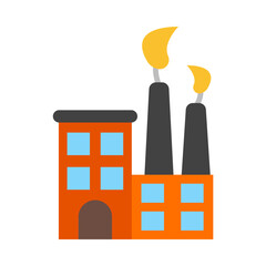 Energy Plant flat icon