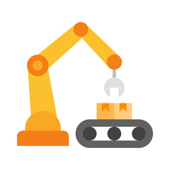 Industrial Automation flat icon