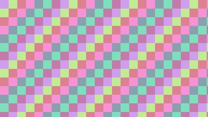 Pastel checkered diagonal pattern