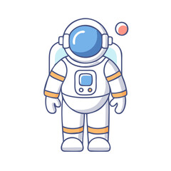 astronaut suit icon, astronaut suit vector illustration-simple illustration of astronaut suit, perfect for astronaut suit logos and icons