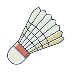 badminton shuttlecock icon, badminton shuttlecock vector illustration-simple illustration of badminton shuttlecock, perfect for badminton shuttlecock logos and icons