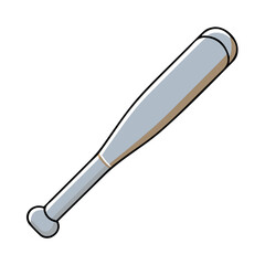 baseball bat icon, baseball bat vector illustration-simple illustration of baseball bat, perfect for baseball bat logos and icons