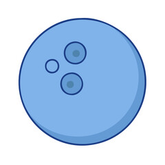 bowling ball icon, bowling ball vector illustration-simple illustration of bowling ball, perfect for bowling ball logos and icons