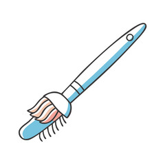 brush icon, brush vector illustration-simple illustration of brush, perfect for brush logos and icons