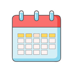 calendar icon, calendar vector illustration-simple illustration of calendar, perfect for calendar logos and icons