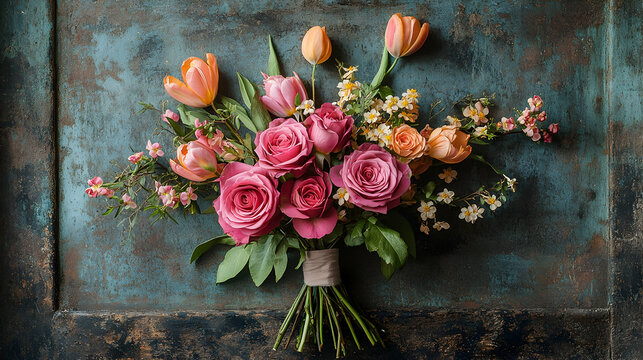 Floral bouquet, vibrant colors (17)