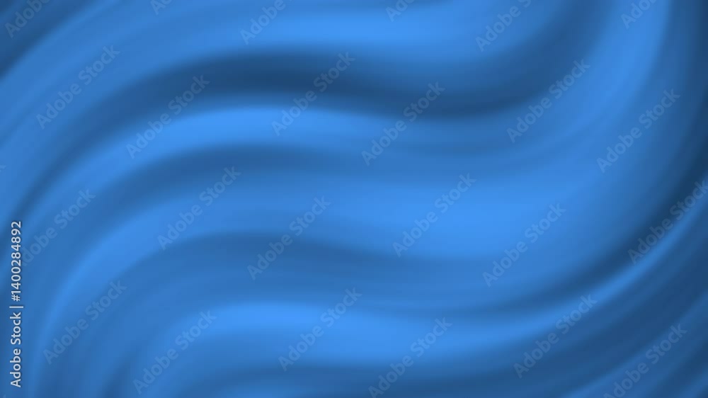 Poster A smooth gradient of blue waves creating a calm and serene background.