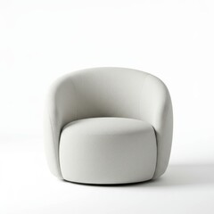 white sofa isolated on white