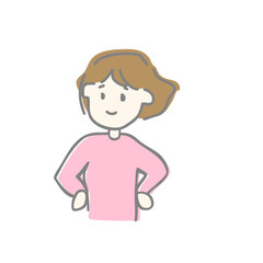 すみれさん　ドヤ顔　女性