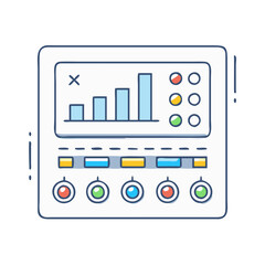 control panel icon, control panel vector illustration-simple illustration of control panel, perfect for control panel logos and icons