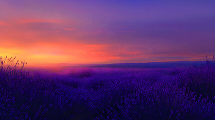 Twilight Serenade: Nature's Ethereal Dance Between Sunlight and Stars