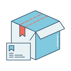 delivery box icon, delivery box vector illustration-simple illustration of delivery box, perfect for delivery box logos and icons