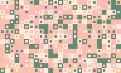 Abstract pastel square mosaic pattern.  Perfect for backgrounds, website design, textiles, and modern branding.  Evokes feelings of calmness and sophistication.