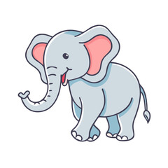 elephant icon, elephant vector illustration-simple illustration of elephant, perfect for elephant logos and icons