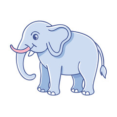 elephant icon, elephant vector illustration-simple illustration of elephant, perfect for elephant logos and icons