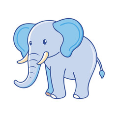 elephant icon, elephant vector illustration-simple illustration of elephant, perfect for elephant logos and icons