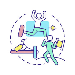 exercise icon, exercise vector illustration-simple illustration of exercise, perfect for exercise logos and icons