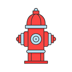 fire hydrant icon, fire hydrant vector illustration-simple illustration of fire hydrant, perfect for fire hydrant logos and icons
