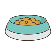 food bowl icon, food bowl vector illustration-simple illustration of food bowl, perfect for food bowl logos and icons