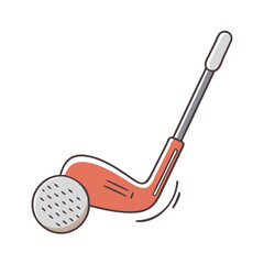 golf club icon, golf club vector illustration-simple illustration of golf club, perfect for golf club logos and icons