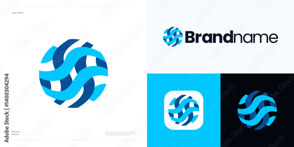 Poster globe logo icon design, vector illustration element editable, global data network connection for tec