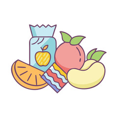 healthy snack icon, healthy snack vector illustration-simple illustration of healthy snack, perfect for healthy snack logos and icons