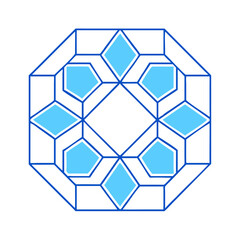 hexagon pattern icon, hexagon pattern vector illustration-simple illustration of hexagon pattern, perfect for hexagon pattern logos and icons