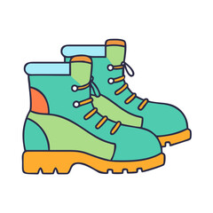 hiking boots icon, hiking boots vector illustration-simple illustration of hiking boots, perfect for hiking boots logos and icons