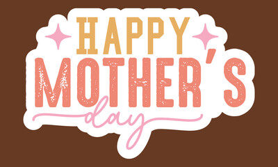 Mother&rsquo;s Day Stickers Design
