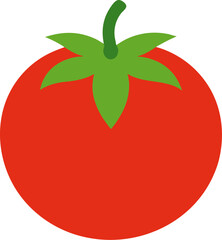 red tomato vector illustration