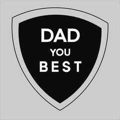 BLACK AND WHITE DAD T SHIRT DESIGN EASY EDITABLE