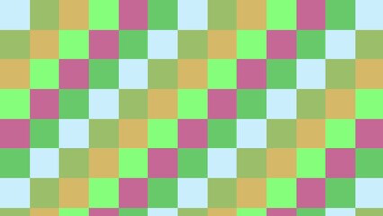 Geometric pattern of squares in pastel colors
