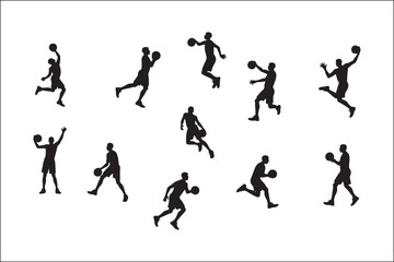 Basketball Silhouette Vector | Player SVG | Slam Dunk Clipart PNG

Basketball Player SVG | Dribble & Dunk Silhouette | Sports Vector Art

Basketball Action Silhouette | Jump Shot SVG Cut File | Sports