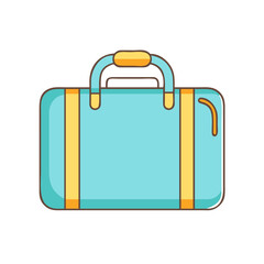 luggage bag icon, luggage bag vector illustration-simple illustration of luggage bag, perfect for luggage bag logos and icons