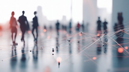 Stay Connected in a Mixed Media Concept of Modern Interaction