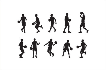 Basketball Silhouette Vector | Player SVG | Slam Dunk Clipart PNG

Basketball Player SVG | Dribble & Dunk Silhouette | Sports Vector Art

Basketball Action Silhouette | Jump Shot SVG Cut File | Sports