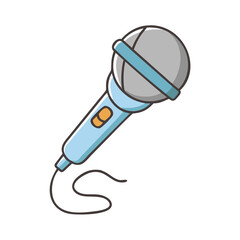microphone icon, microphone vector illustration-simple illustration of microphone, perfect for microphone logos and icons