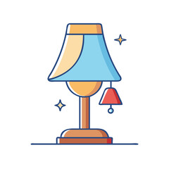night lamp icon, night lamp vector illustration-simple illustration of night lamp, perfect for night lamp logos and icons