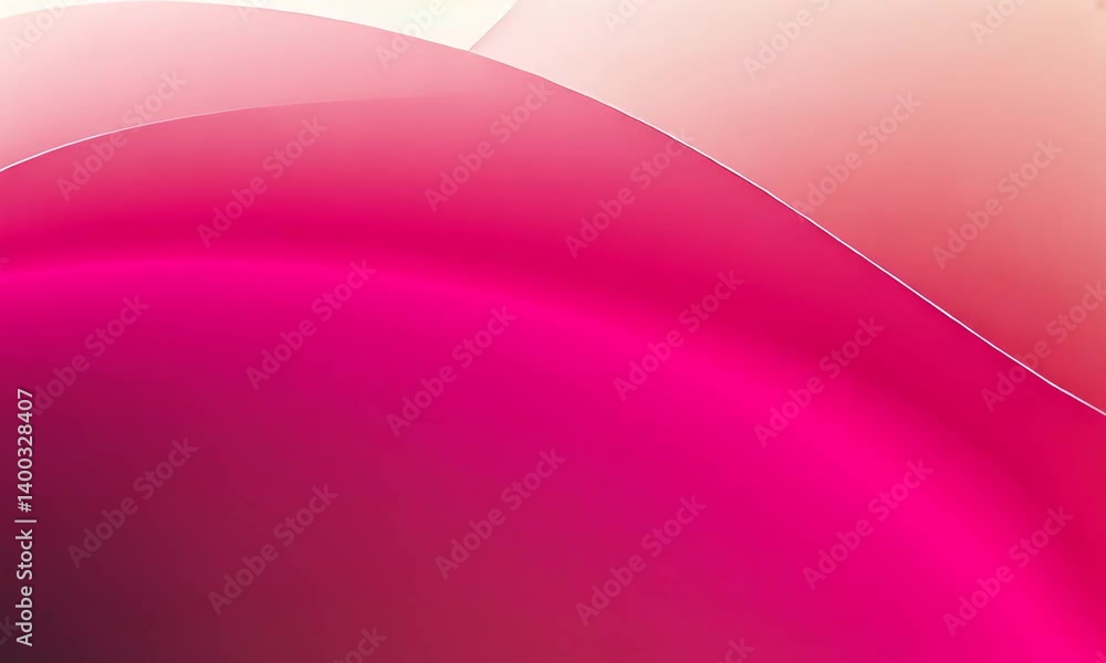 Aufkleber abstract gradient background with dynamic pink wave, futuristic motion graphic design