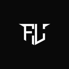 Obraz premium Modern Construction Logo with Symmetrical Design