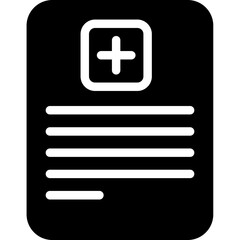 Fototapeta premium Surgery Outcome Glyph Icon