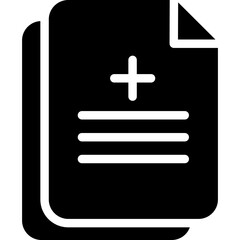 Obraz premium Surgery Consent Glyph Icon