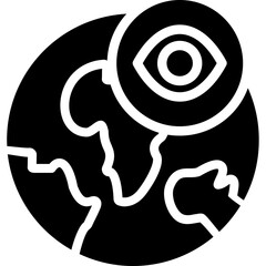 Map View Glyph Icon
