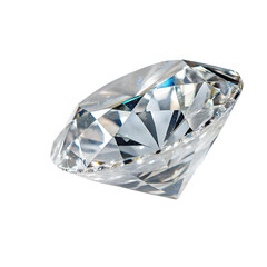 Diamond Gemstone Isolated on Transparent Background