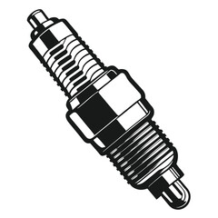 spark plug isolated on white